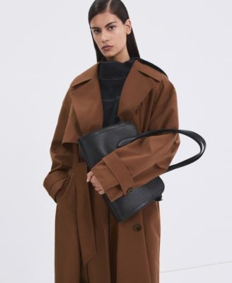 Women's Long Double-Breasted Trench Coat