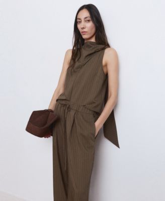 Women's Striped Foulard Top