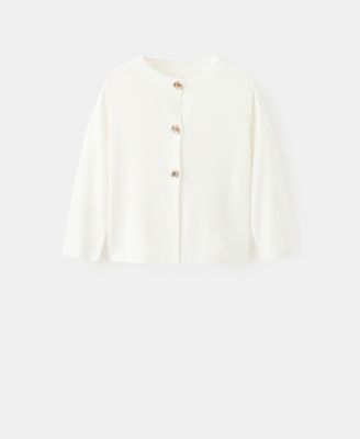 Women's Jewel Button Knitted Cardigan