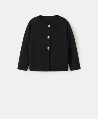 Women's Jewel Button Knitted Cardigan