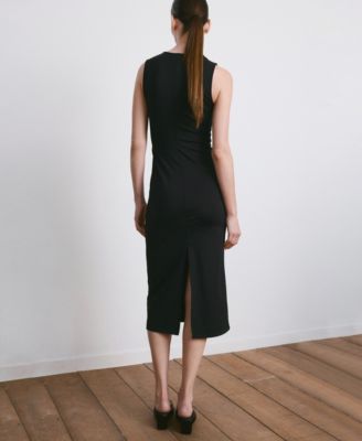 Women's Fitted V-Neck Dress