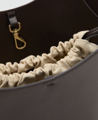 Women's Double-Handle Buckles Handbag