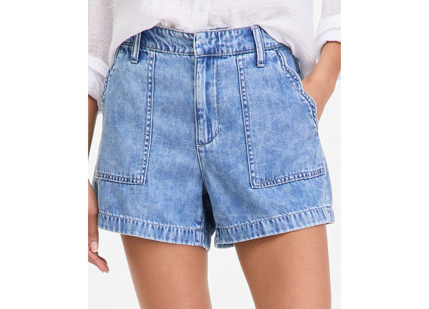 Women's 4" Denim Utility Shorts