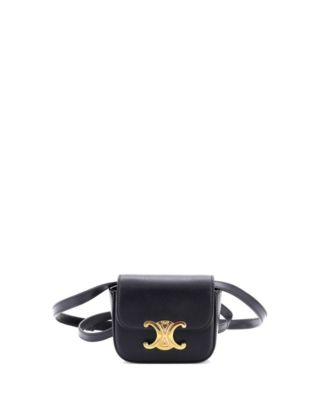 Mini Triomphe Shoulder Bag Smooth Calfskin