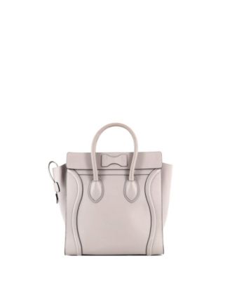 Mini Luggage Bag Smooth Leather