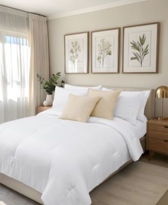 Faux Linen Plush 2-Pack Decorative Pillow Set, 20" x 20"