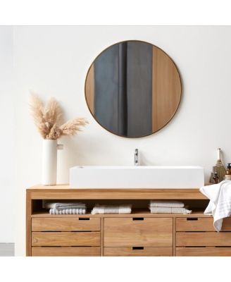 Solid teak wood vanity cabinet wash-stand counterdesign drawers bathroom