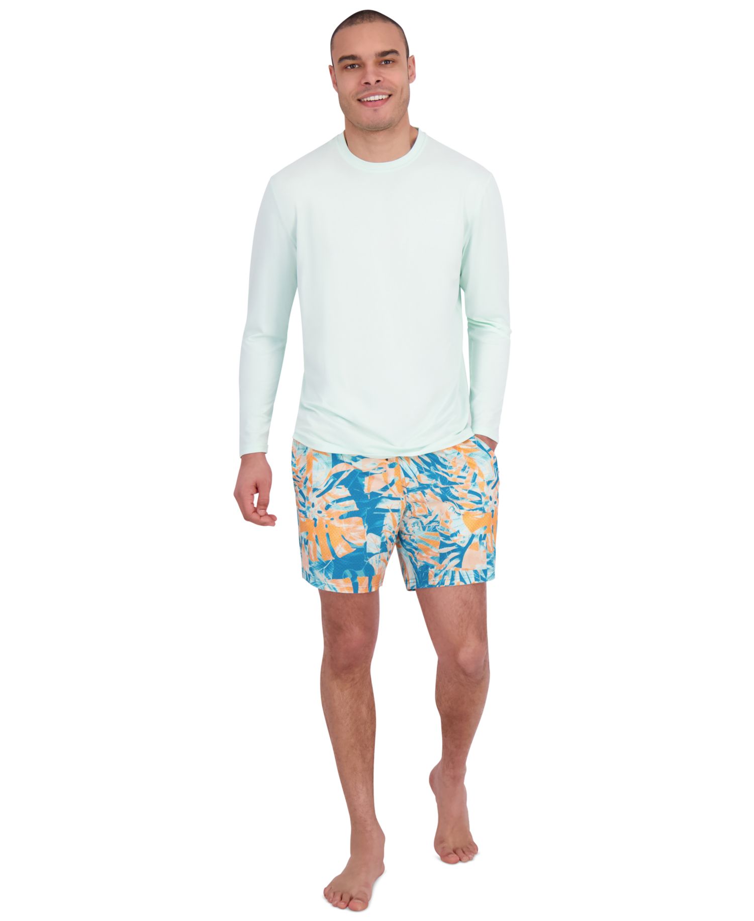 Men's Long-Sleeve Crewneck Rashguard
