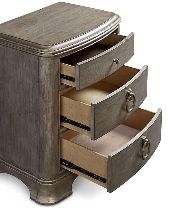 Furniture Kelly Ripa Home Hayley Bedroom 3 Drawer Nightstand & Reviews