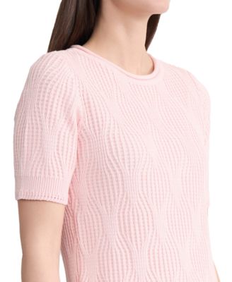 Women's Round Neck Short-Sleeve Sweater