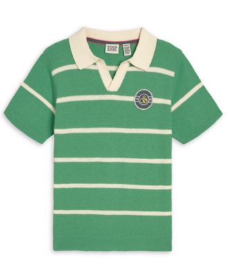 Boys' 8-16 Striped Short-Sleeve Polo Shirt