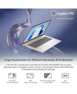 Essential 17.3" Traditional Laptop Intel Core Ultra 5 16GB RAM Intel Graphics 2TB SSD Storage Windows 11 Home 60Hz