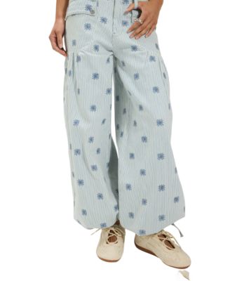 Women's Mid-Rise Wide-Leg Pants