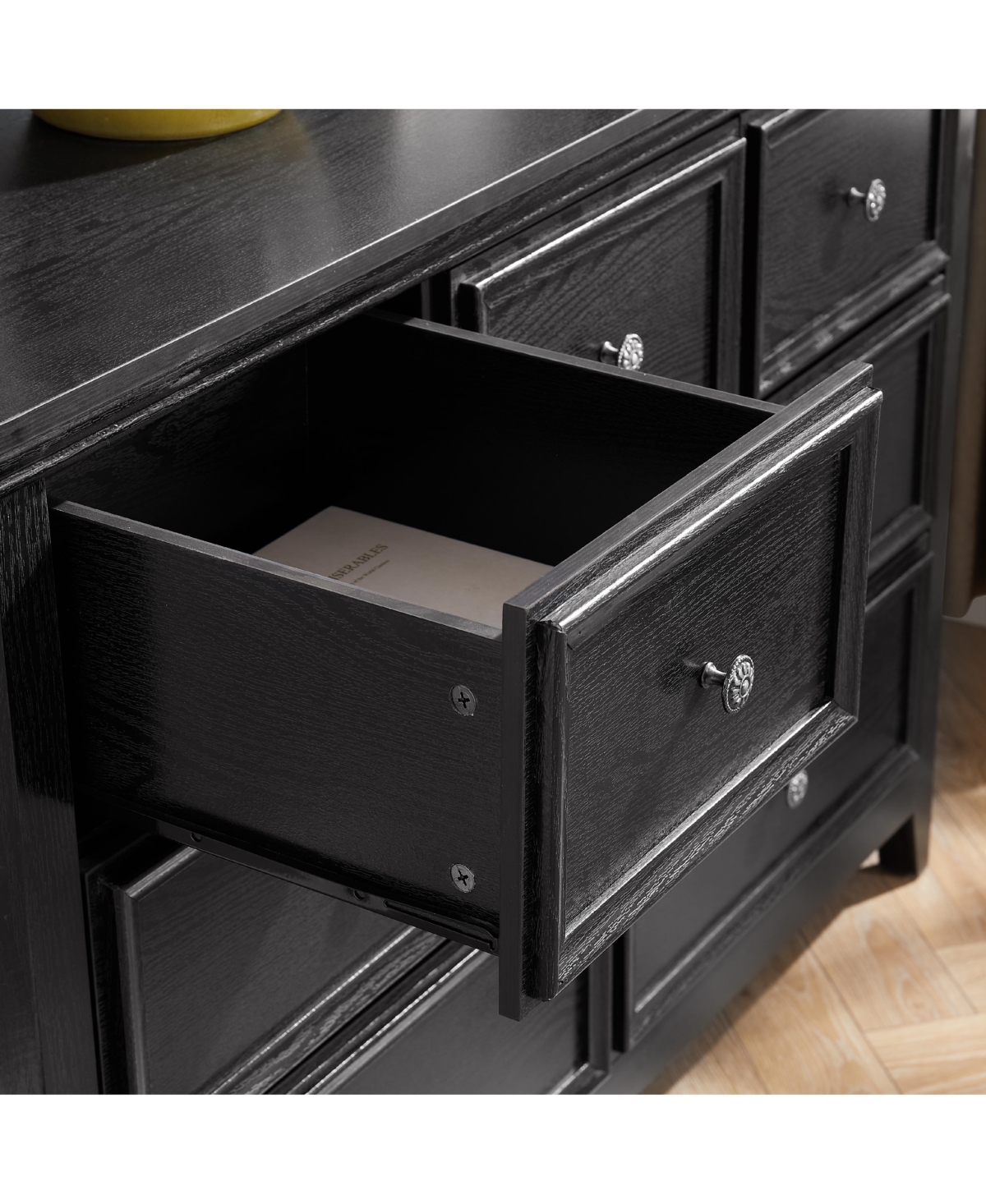 flynama Spacious 7 Drawer Dresser Modern Cabinet with Wide Slides for Living Room Bedroom Organization