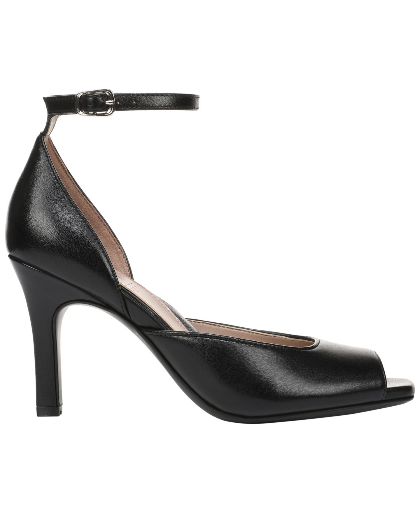 Женские сандалии Naturalizer Asha Stiletto Strappy, цвет: Чёрный кожаный — фото 2