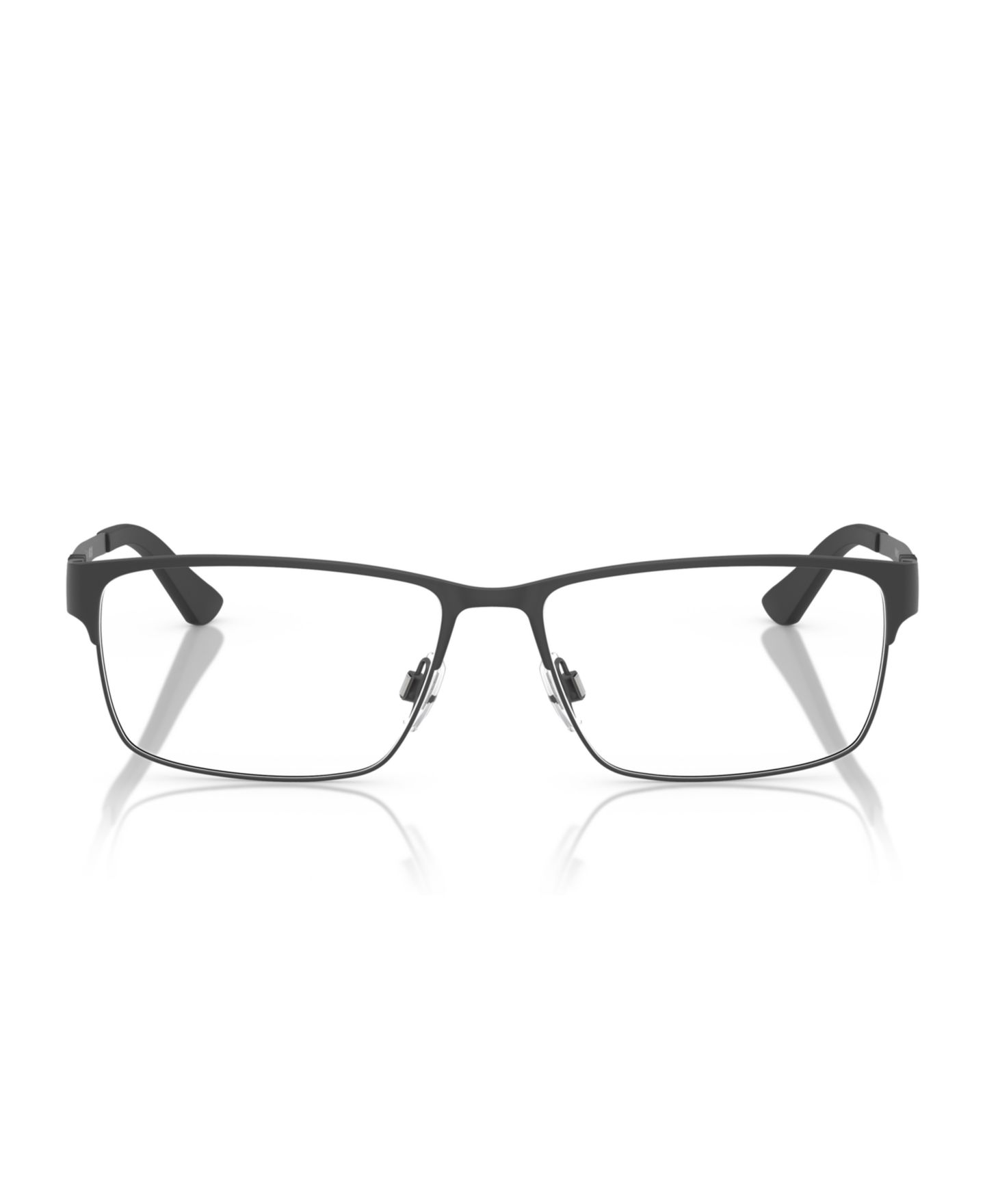 Мужские очки Polo Ralph Lauren Man Rectangle Metal PH1147 Eyeglasses, цвет: Matte Blac — фото 2