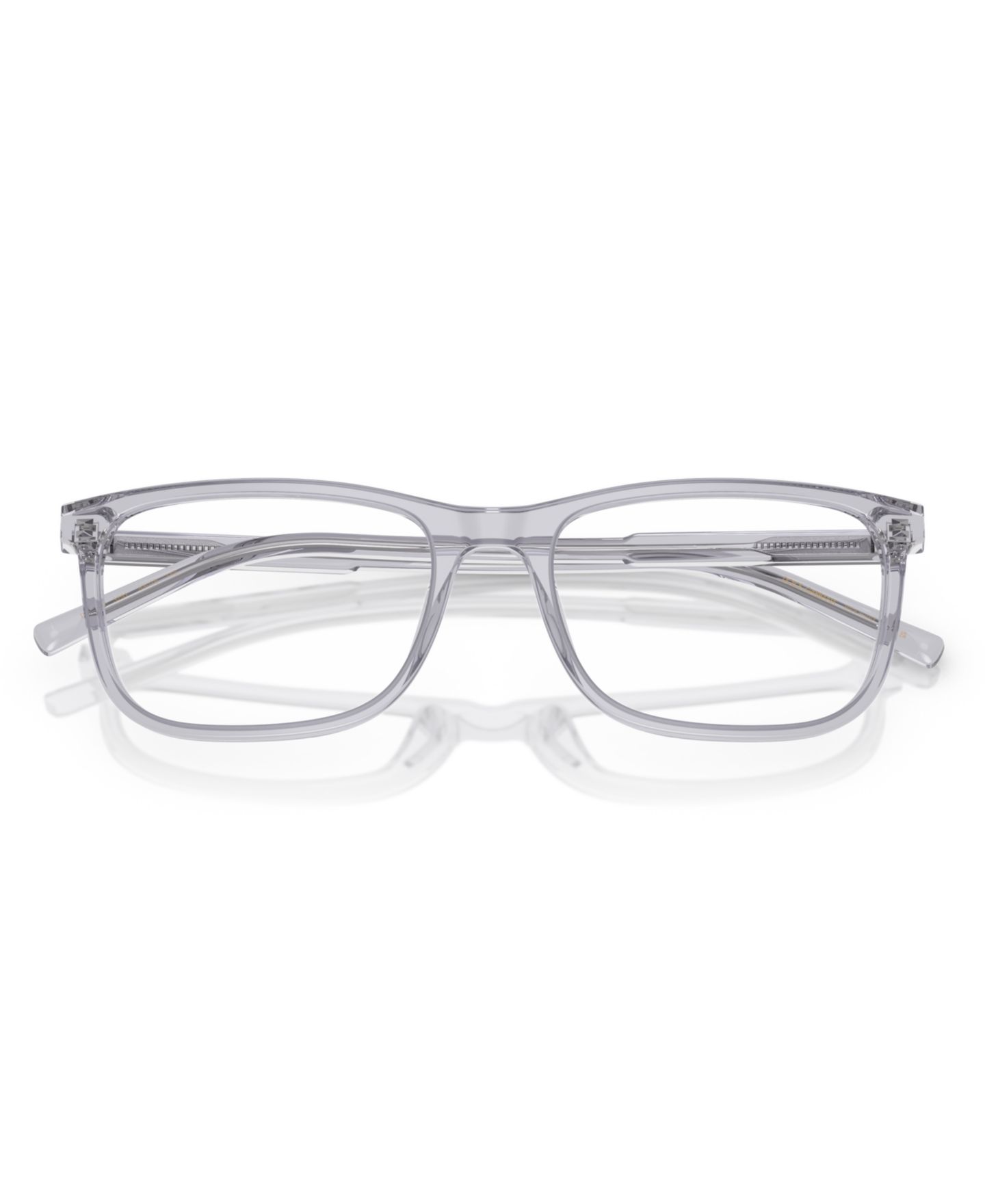 Мужские очки Dolce&Gabbana Man Rectangle Plastic DG3427 Eyeglasses, цвет: Прозрачный серый — фото 3