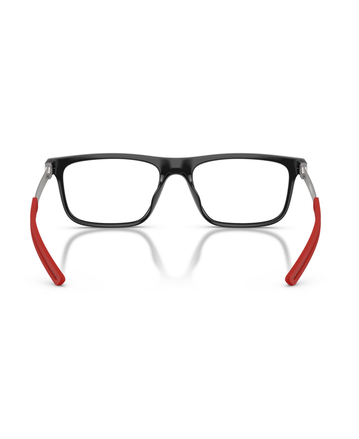 Мужские очки Scuderia Ferrari Man Pillow Plastic FZ8026U Eyeglasses, цвет: Чёрный блестящий — фото 5