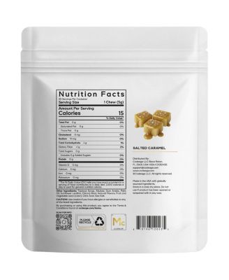 Miracle Candy Salted Caramel - Sugar-Free Soft Chews - Allulose, Prebiotic Fiber - 30 Soft Chews