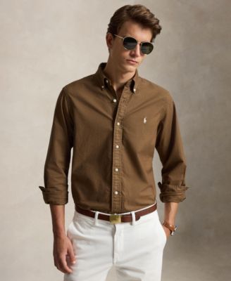 Men's Long-Sleeve Oxford Shirt