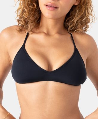 Juniors' Beach Classics Athletic Triangle Bikini Top