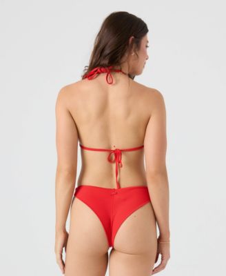 Women's Rib V-Neck Bikini Top