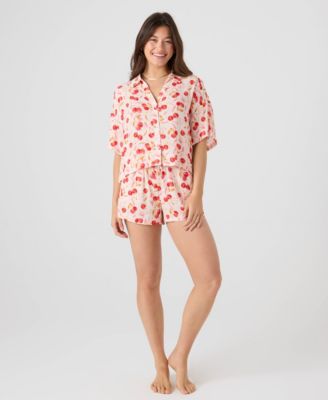 Women's Cropped Swim Cover-Up Shirt