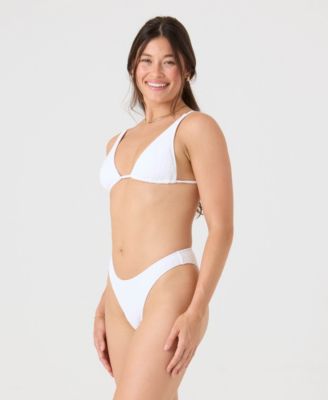 Juniors' Haliewa Built-Up Triangle Bikini Top