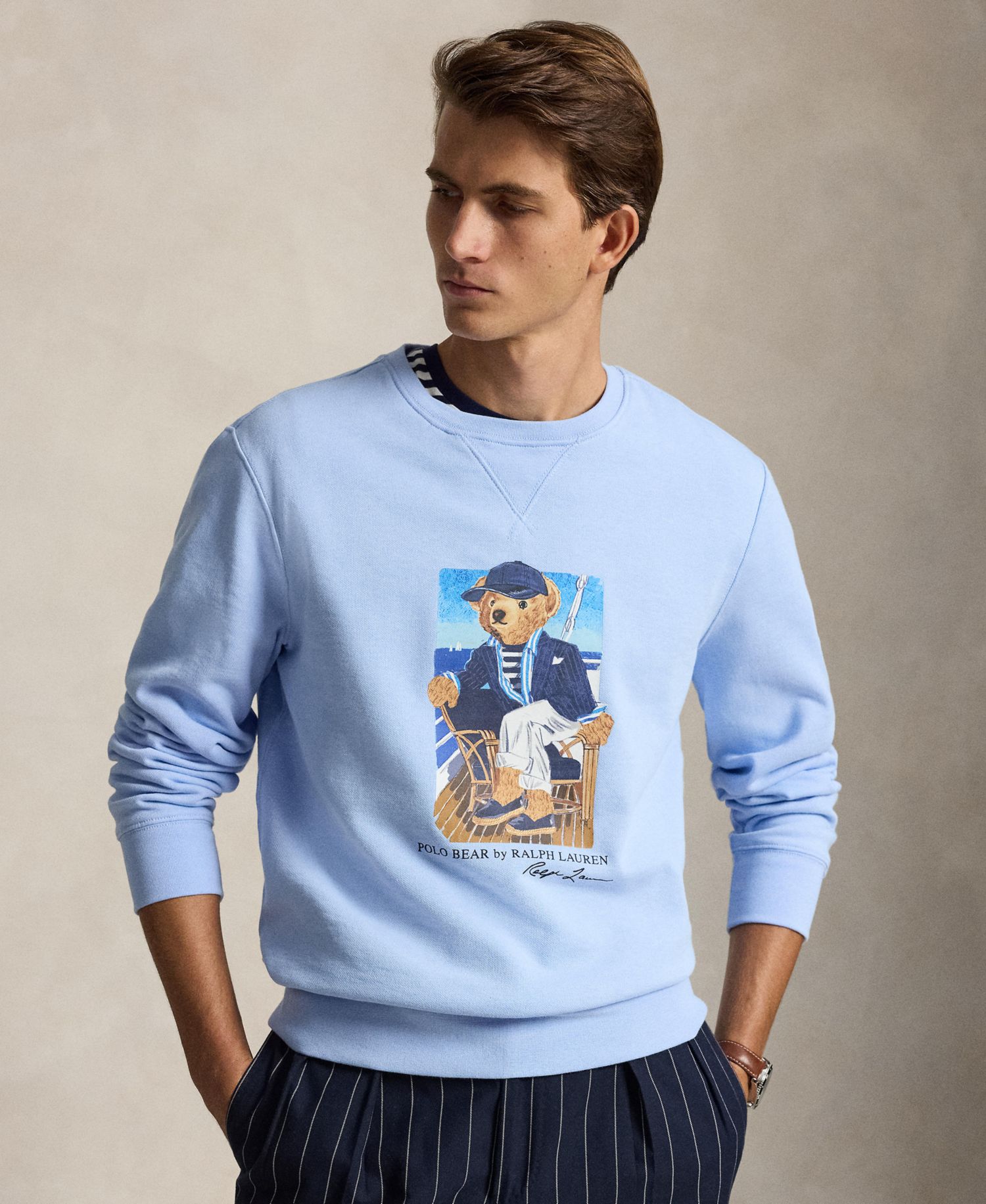 Men's Long-Sleeve Crewneck Sweatshirt
