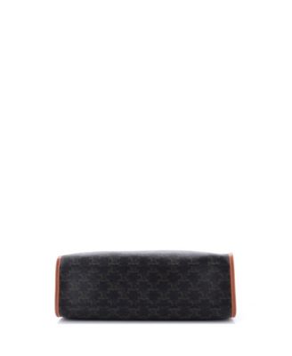 Mini Horizontal Cabas Tote Triomphe Coated Canvas