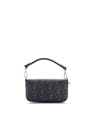 Mini Baguette NM Bag Zucca Coated Canvas and Leather