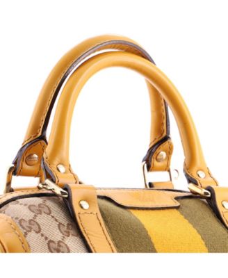 Small Vintage Web Boston Bag GG Canvas