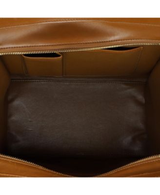 Mini Tricolor Luggage Bag Leather