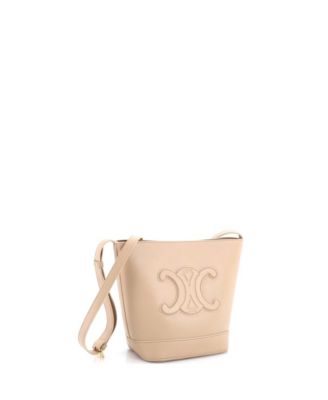 Small Cuir Triomphe Bucket Bag Leather