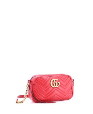 Small GG Marmont Shoulder Bag Matelasse Leather