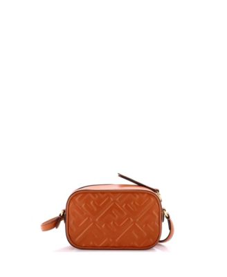 Mini Camera Case Bag Zucca Embossed Leather