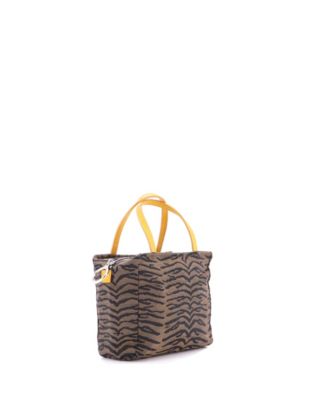 Zip Tote Printed Jacquard