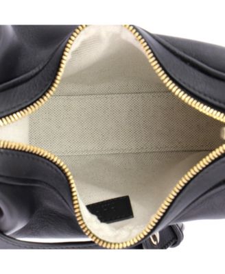 Small Attache Shoulder Bag Leather