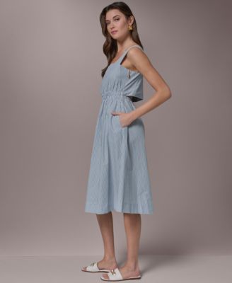 Women's Square Neck Midi Dress