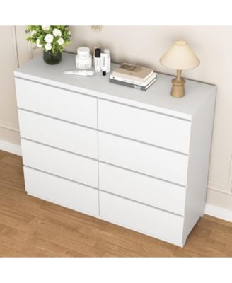 7 Drawer Dresser with Drawer Dividers Wood for Bedroom Organized Storage