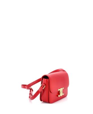 Teen Triomphe Shoulder Bag Smooth Calfskin