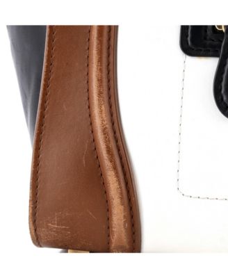 Micro Tricolor Luggage Bag Leather