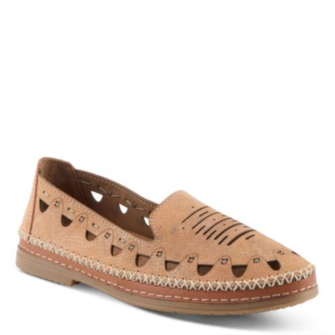 Женские балетки Spring Step Anoura Slip-On with Breathable Laser-Cut Detail, цвет: Персиковый