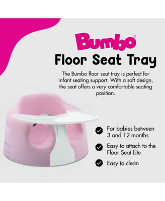 Baby Infant Portable Foam Floor Seat with Play Top Tray Attachment.