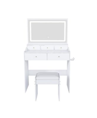 Durable Versatile Nightstand with 2 Drawers Modern Bedroom Furniture Bedside End Table