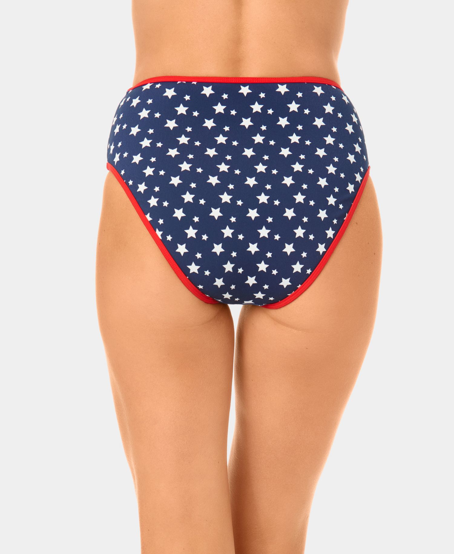 Women's Starstruck Mini Rib High-Waist Swim Bottoms