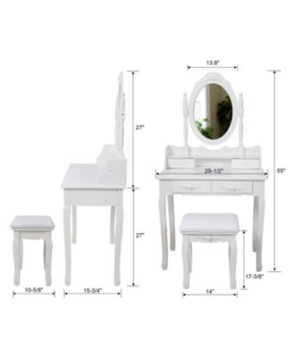Versatile White Nightstand with Storage Space Modern Bedroom Furniture Bedside End Table