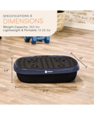 HexaPlate Lite Vibration Plate Exercise Machine - Full Body Vibrating Platform for Lymphatic Drainage, Recovery & Muscle Toning