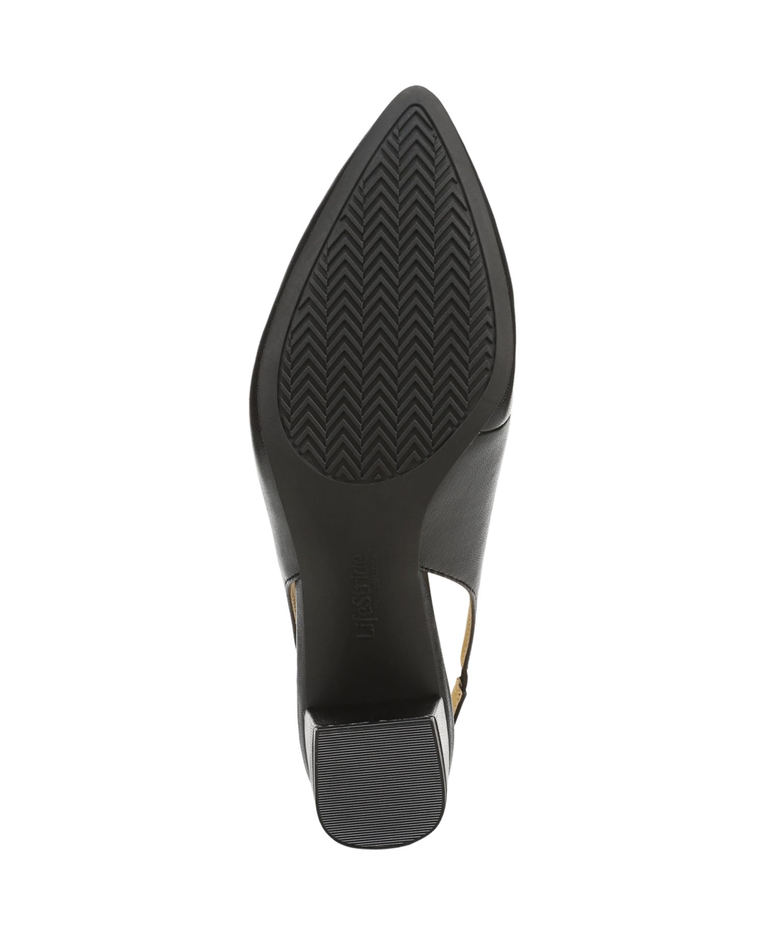 Women's Angel Pointed Toe Block Heel Slingback Pumps