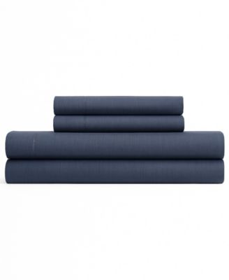 Modern Comfort 144-Thread Count Cotton 3-Pc. Sheet Set, Twin